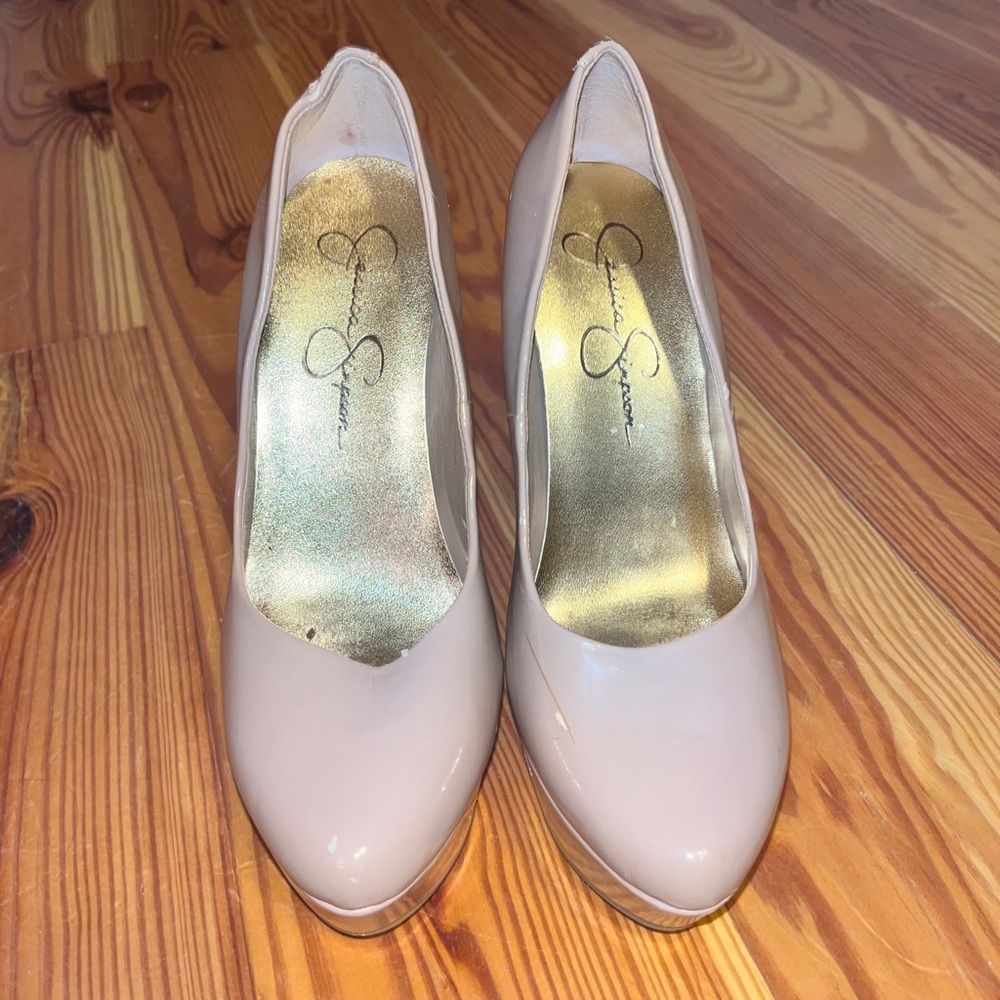 Jessica Simpson platform heels